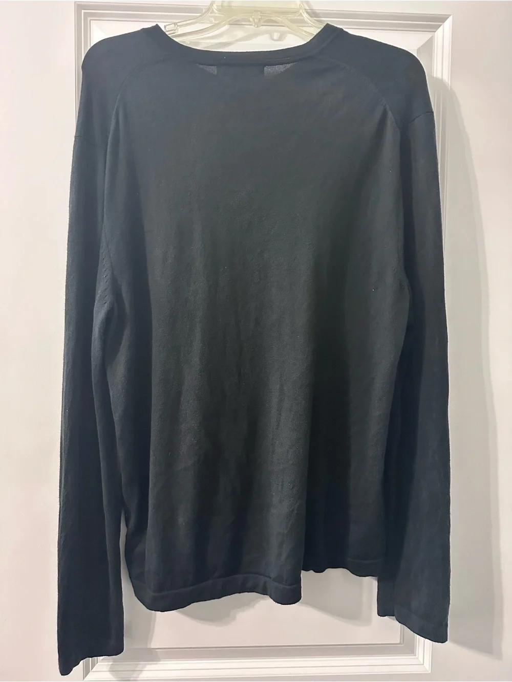 Banana Republic Men's Black V neck Sweater